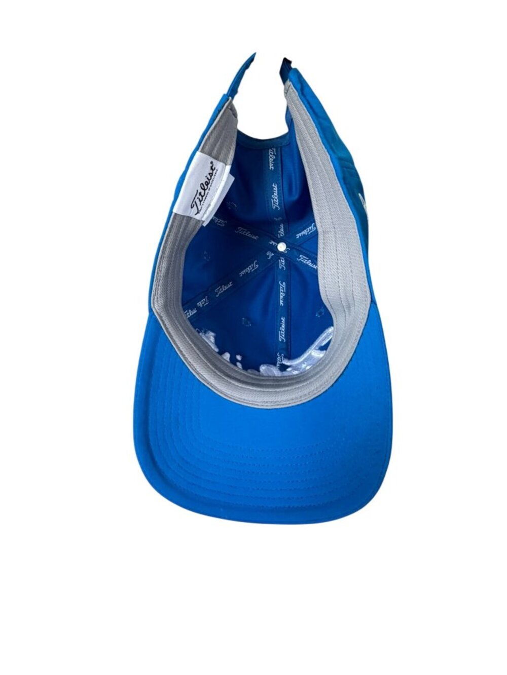 Titleist Blue Adjustable Golf Hat With Embroidered Logo Lightweight & Breathable - Picture 4 of 9